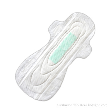 Premium grade breathable sanitary napkin with negative ion